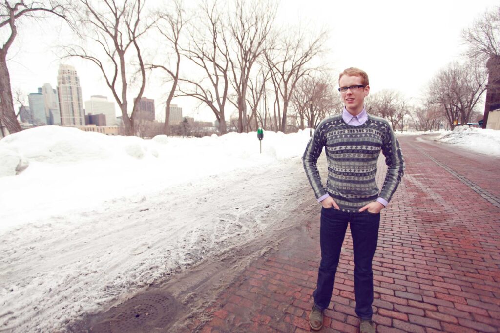 (April Fools) Sean in 2011 on St. Anthony Main