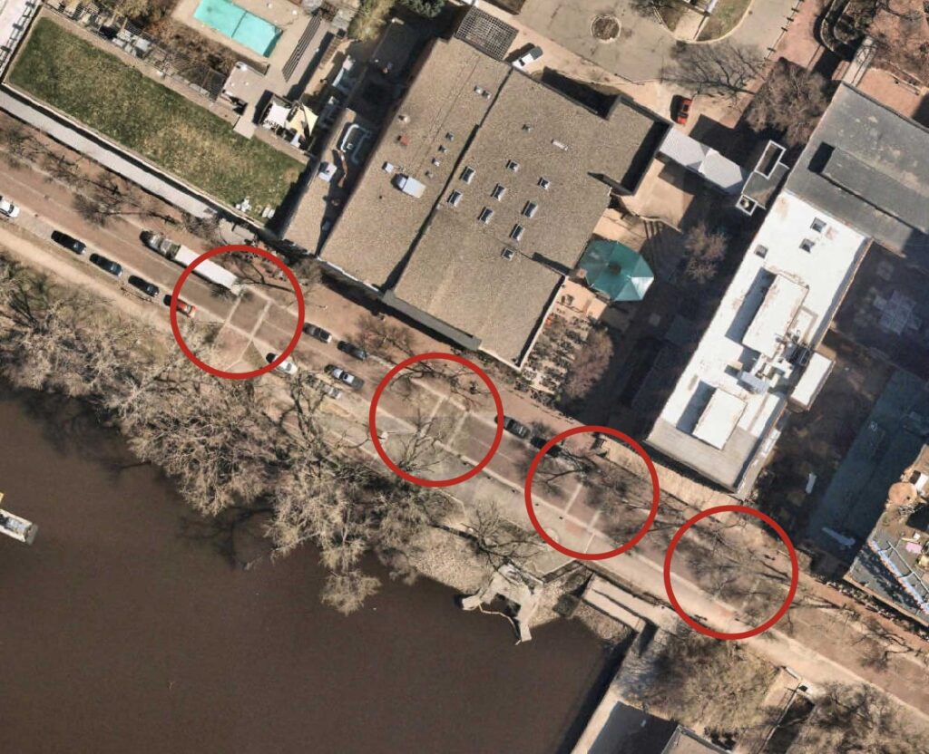 (April Fools) Current crosswalks on St. Anthony Main are frequent and create a false sense of security