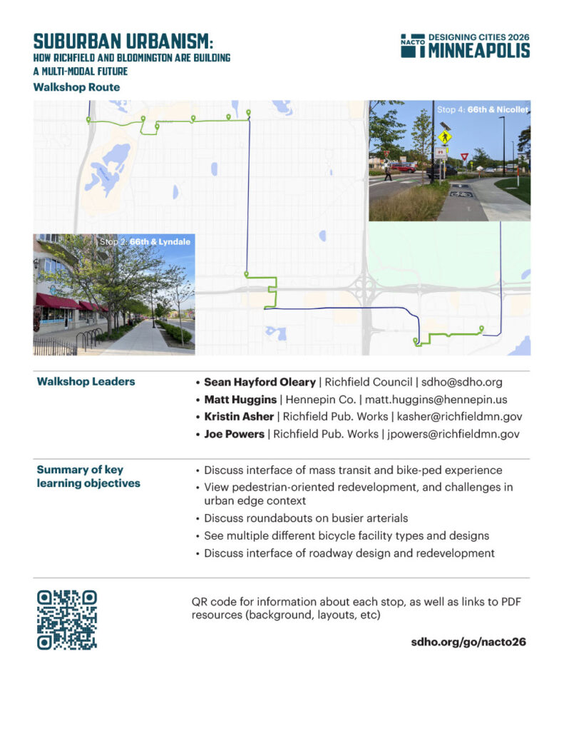 NACTO Walkshop handout screenshot