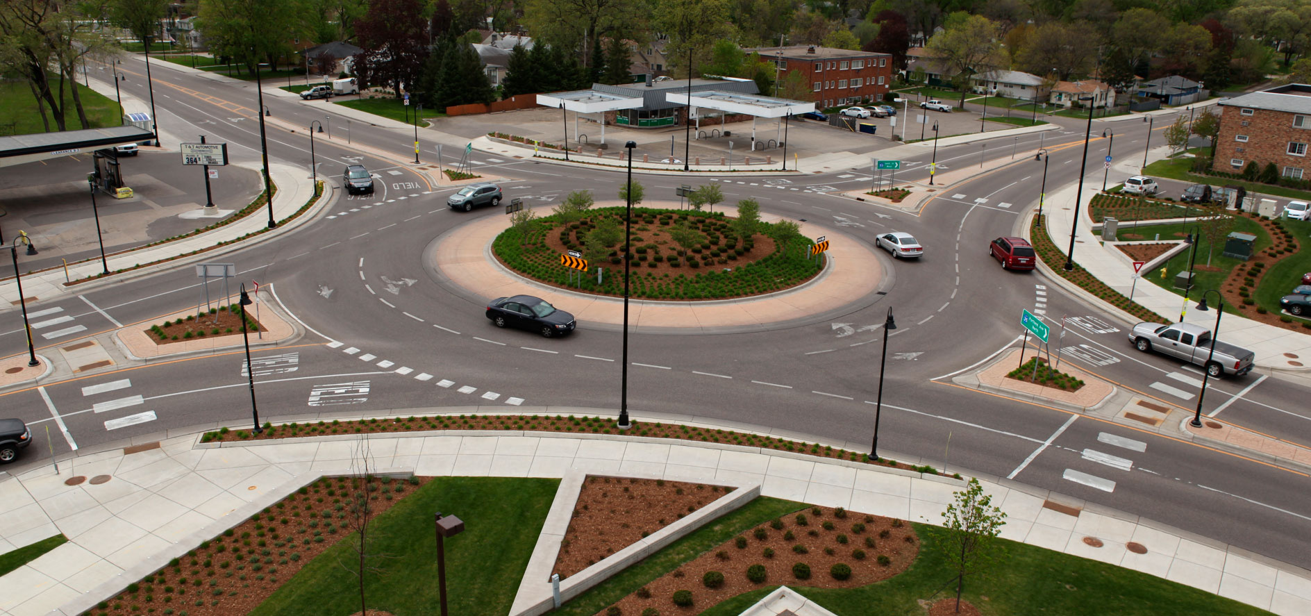 Portland and 66th in 2008, facing southwest