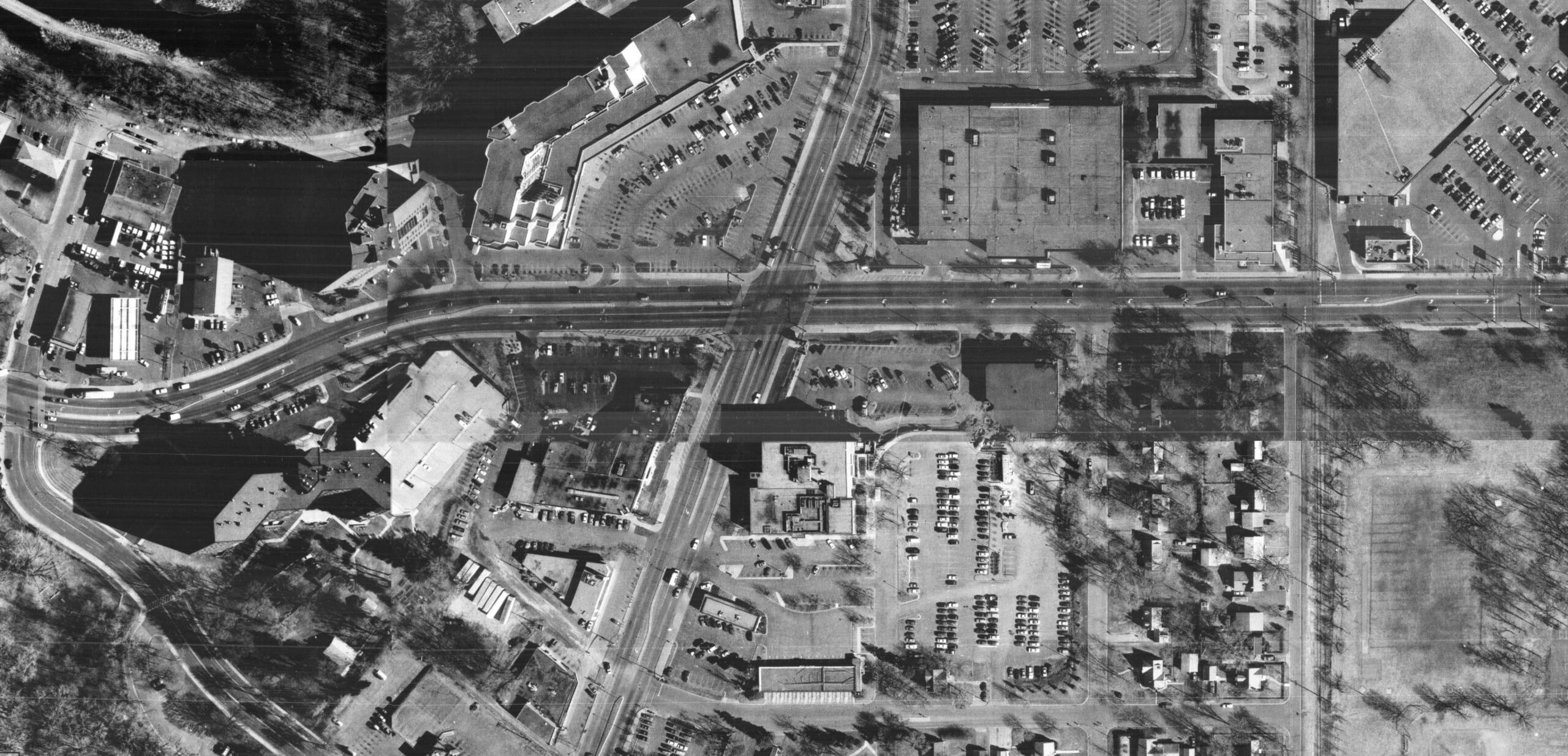 66th & Lyndale area of downtown Richfield in 1994