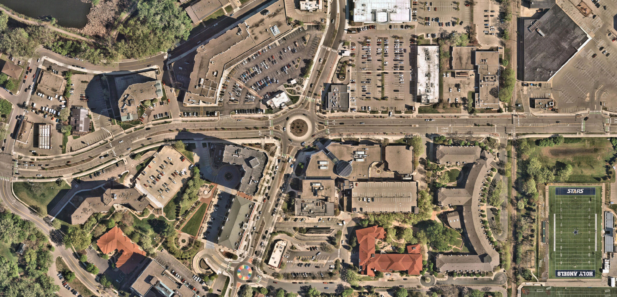66th & Lyndale area of downtown Richfield in 2024